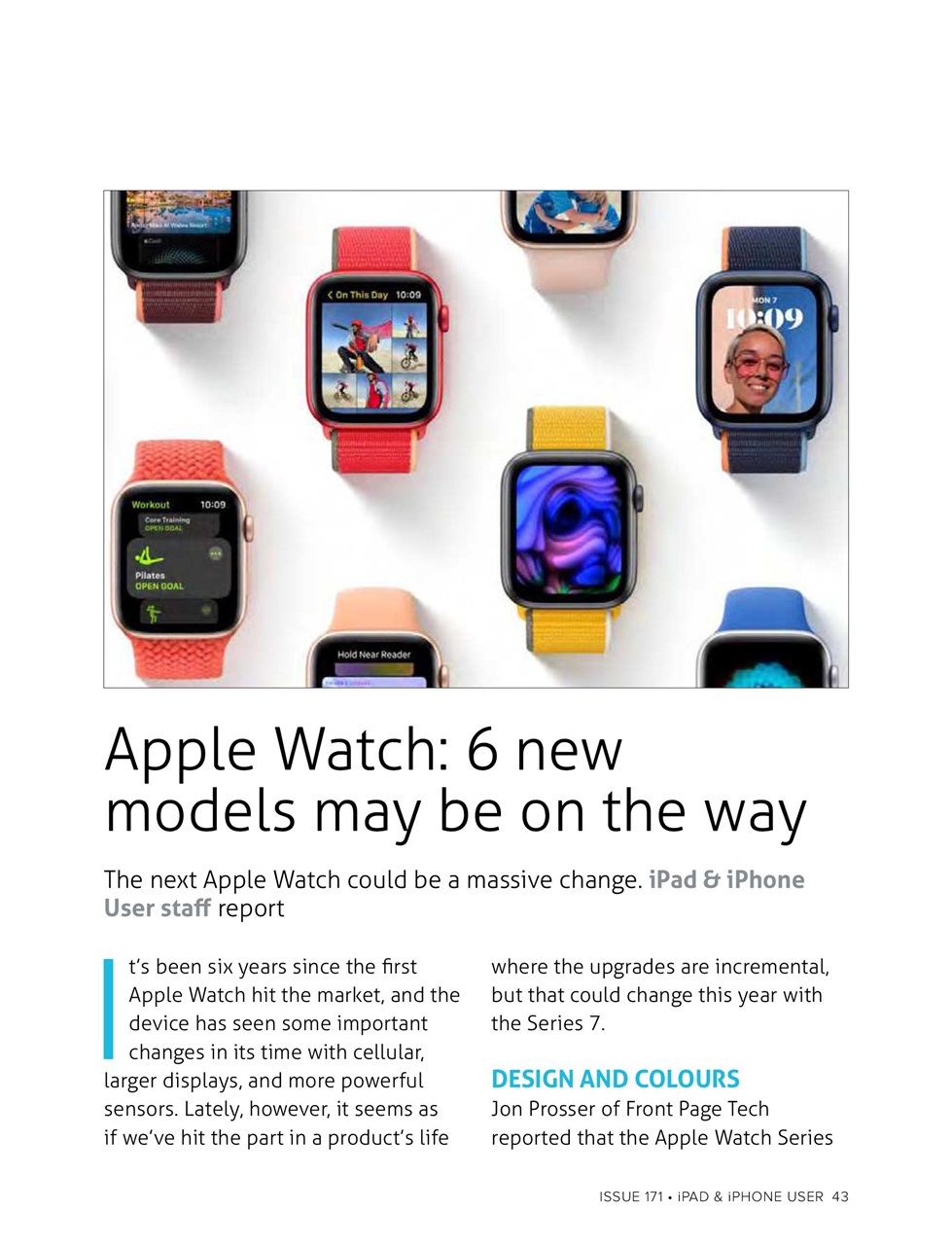 iPad and iPhone User Preview Pages