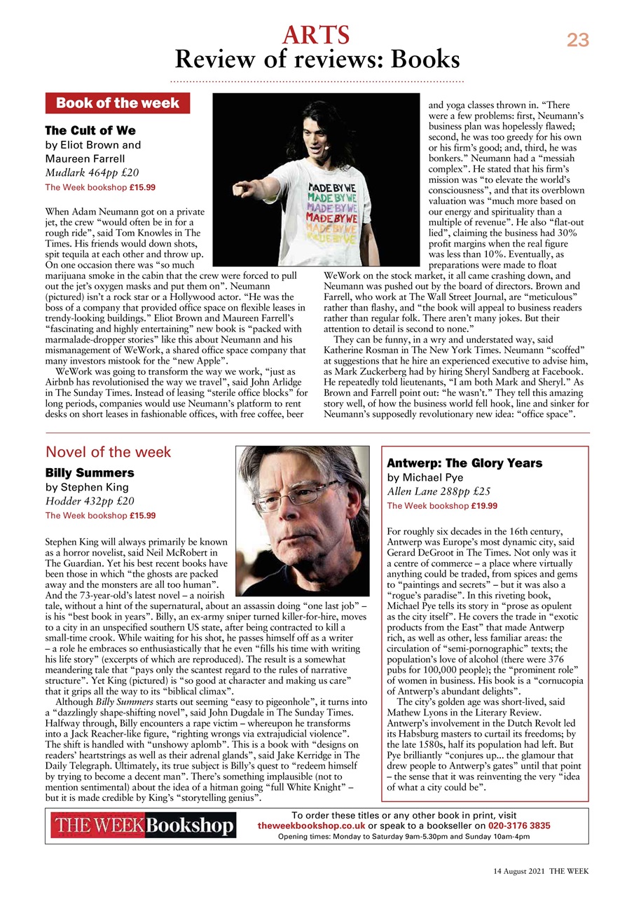 The Week Preview Pages