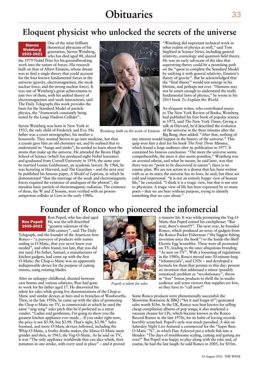 The Week Preview Pages