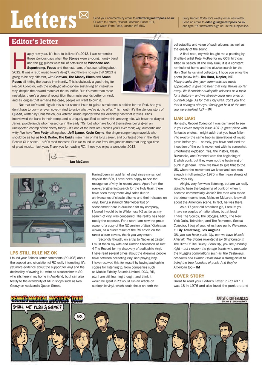 Record Collector Preview Pages