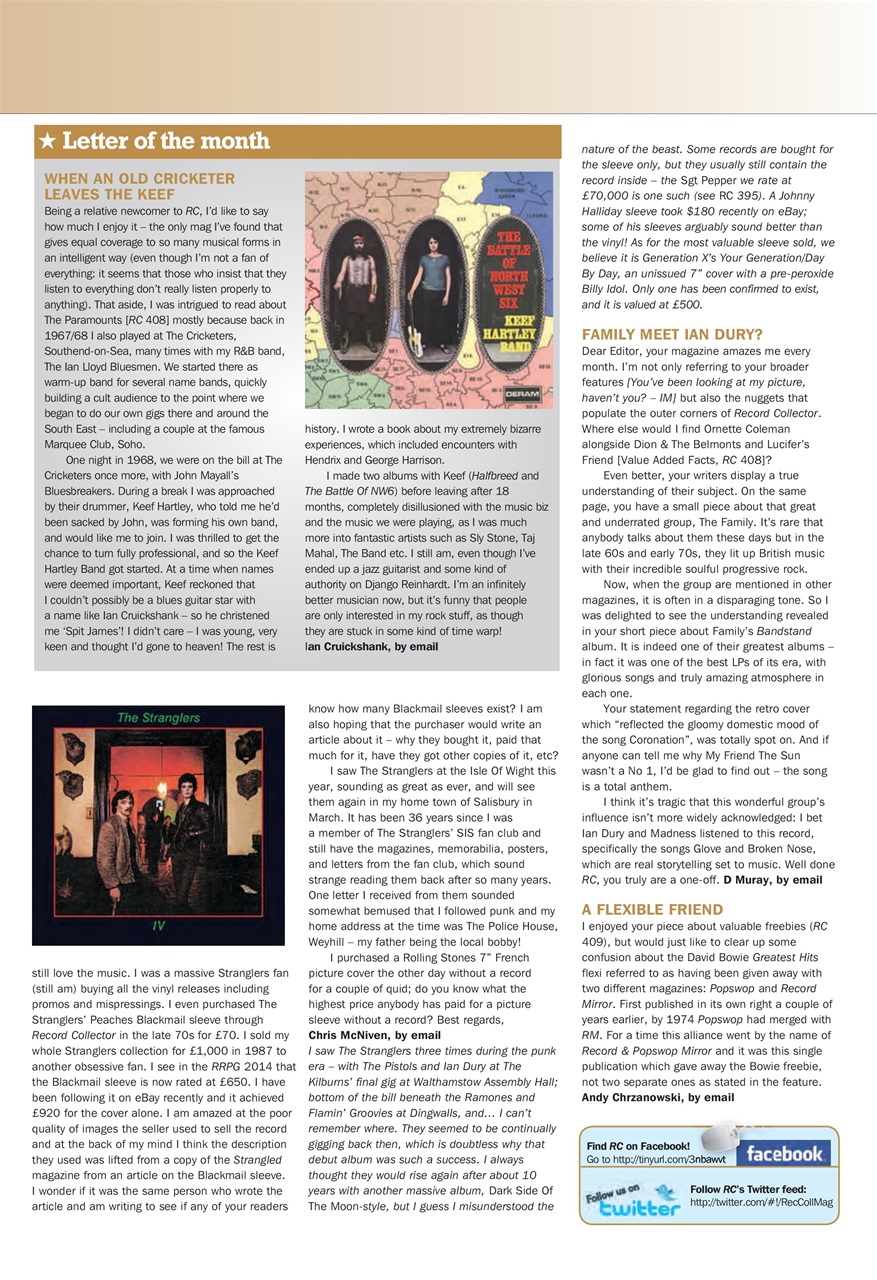 Record Collector Preview Pages