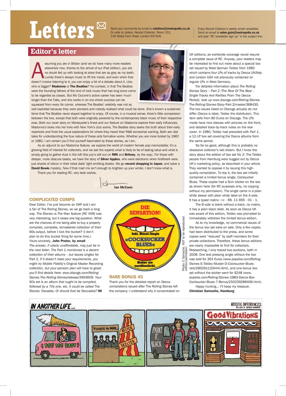 Record Collector Preview Pages