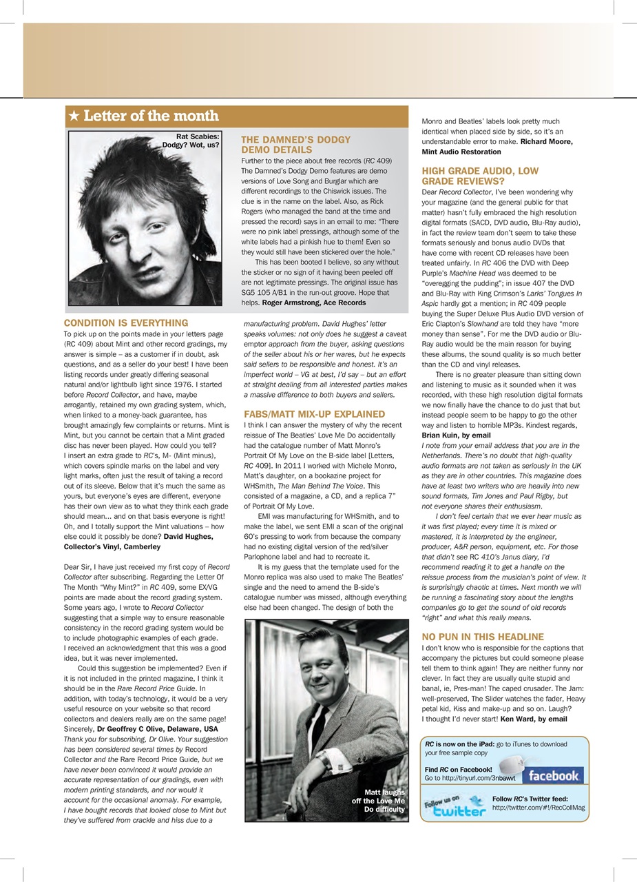 Record Collector Preview Pages