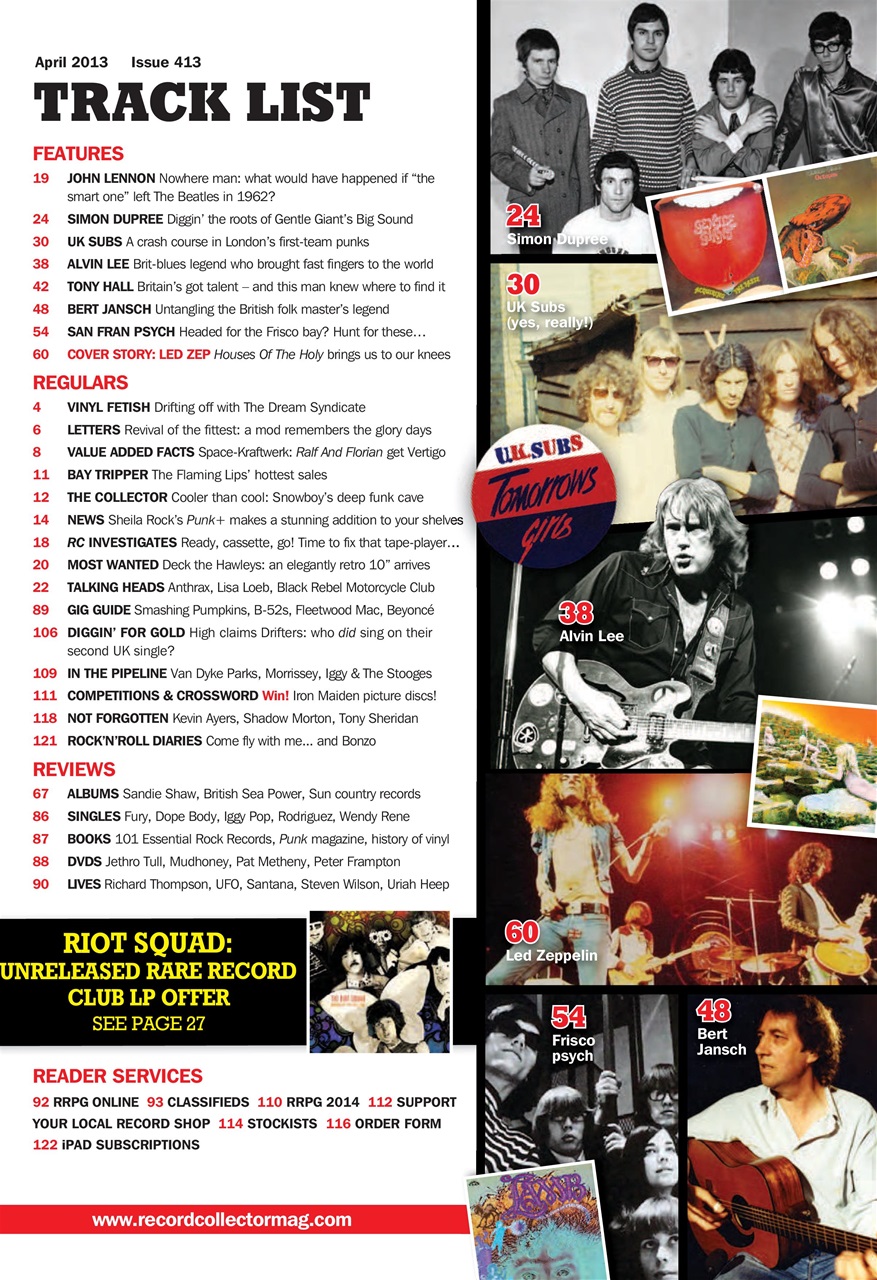 Record Collector Preview Pages
