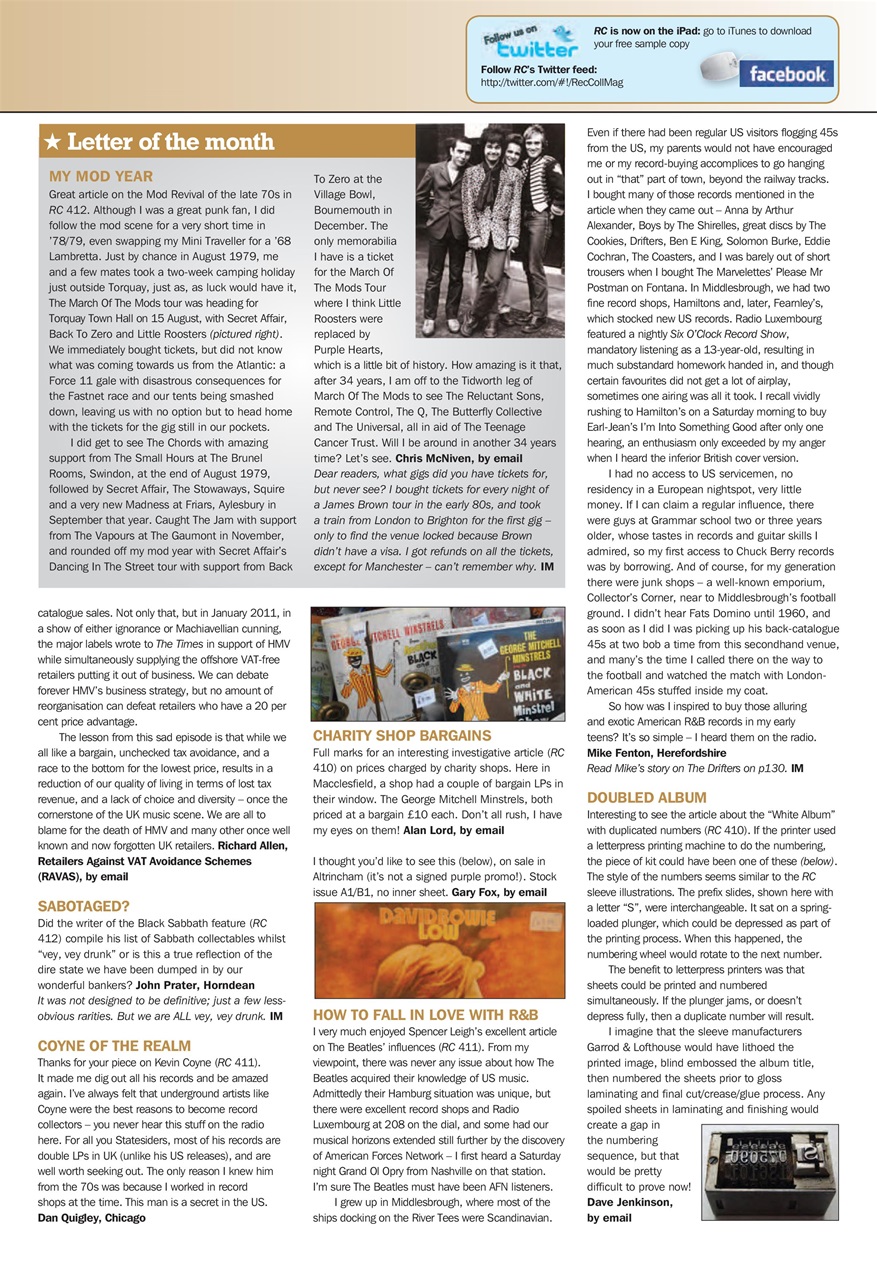 Record Collector Preview Pages