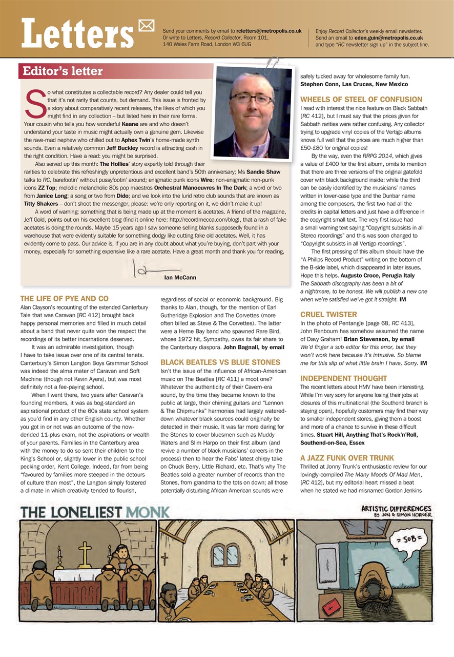 Record Collector Preview Pages