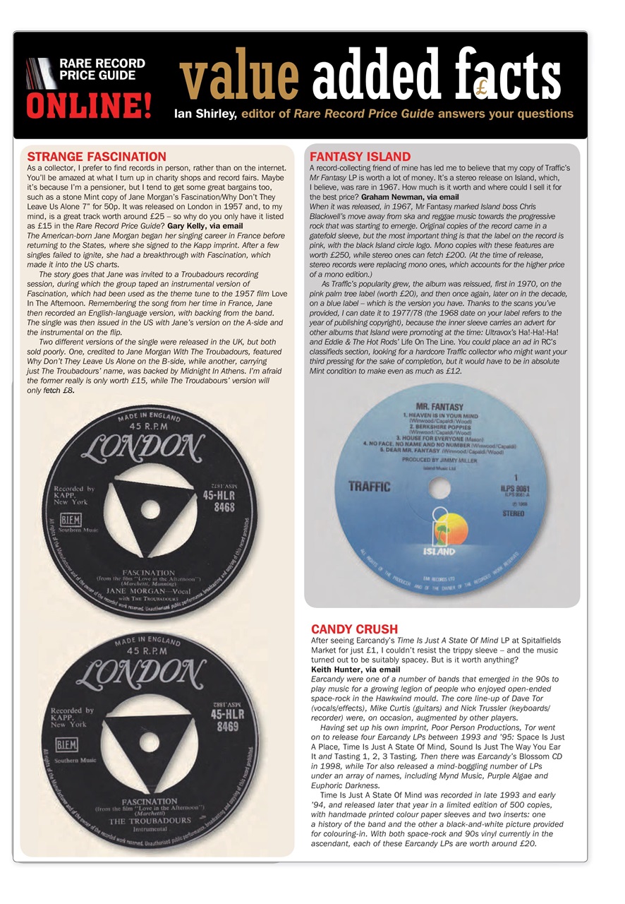 Record Collector Preview Pages