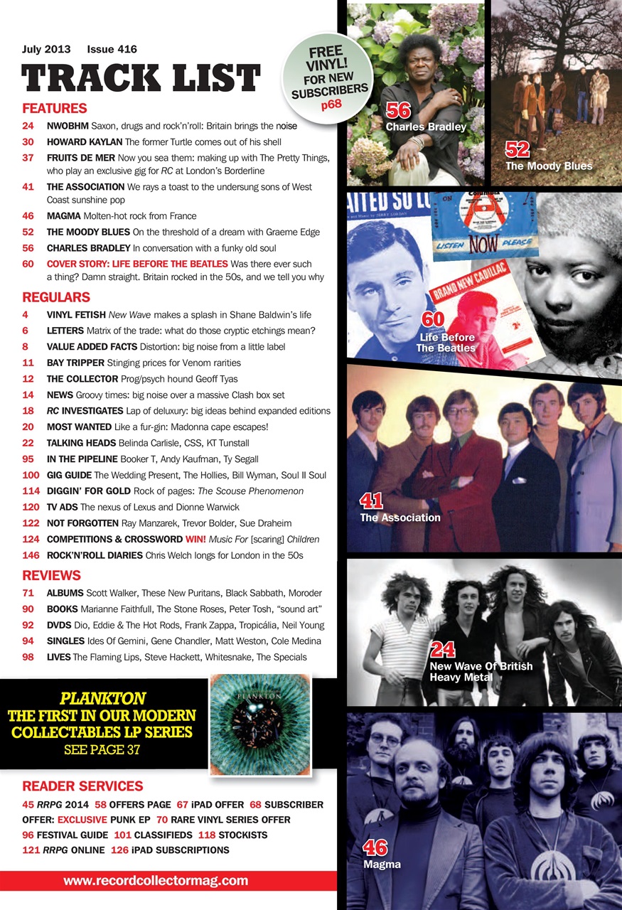 Record Collector Preview Pages