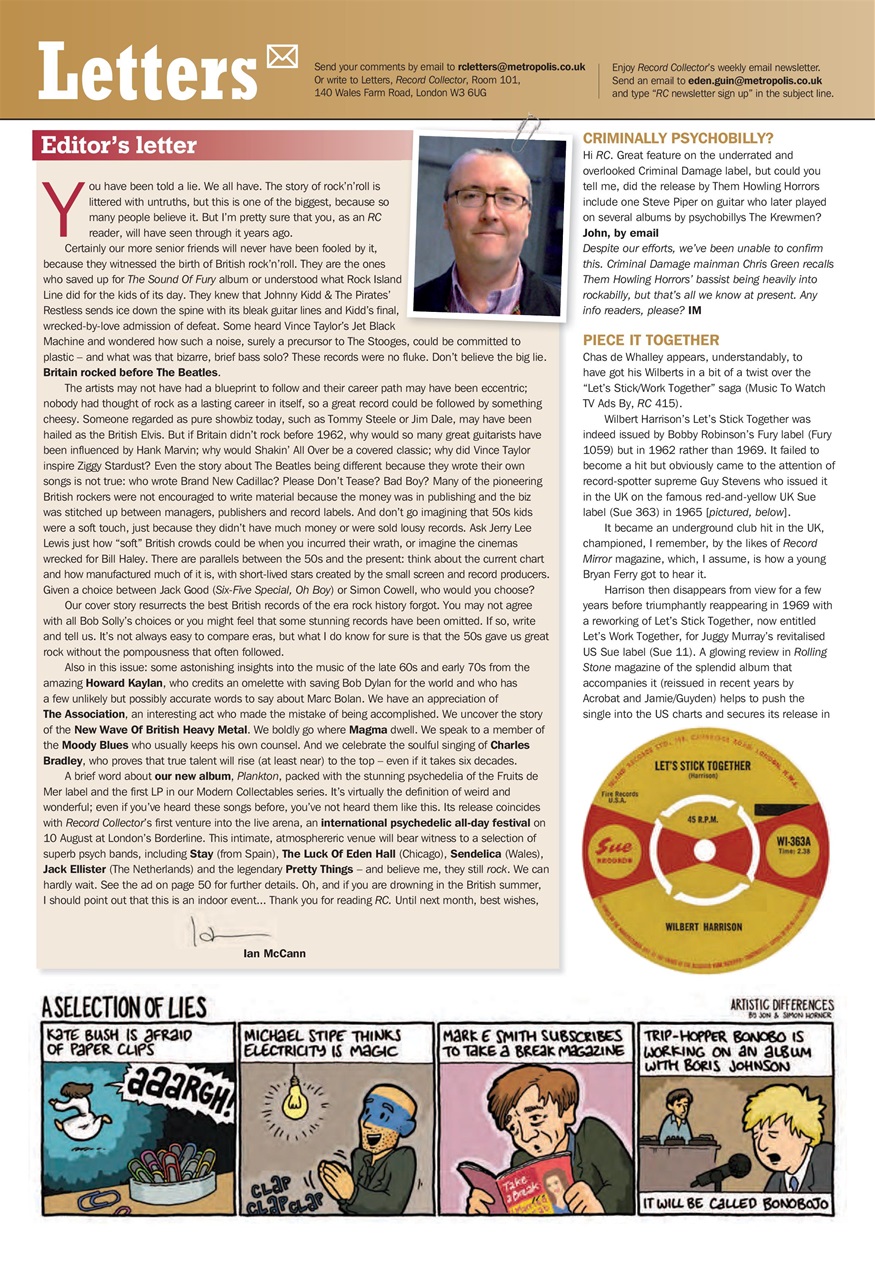 Record Collector Preview Pages