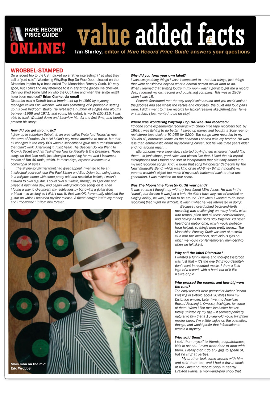 Record Collector Preview Pages
