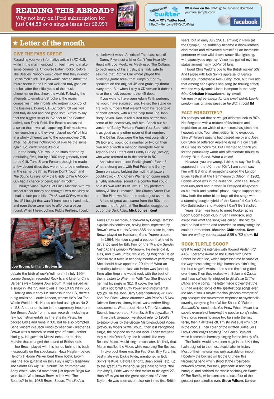 Record Collector Preview Pages