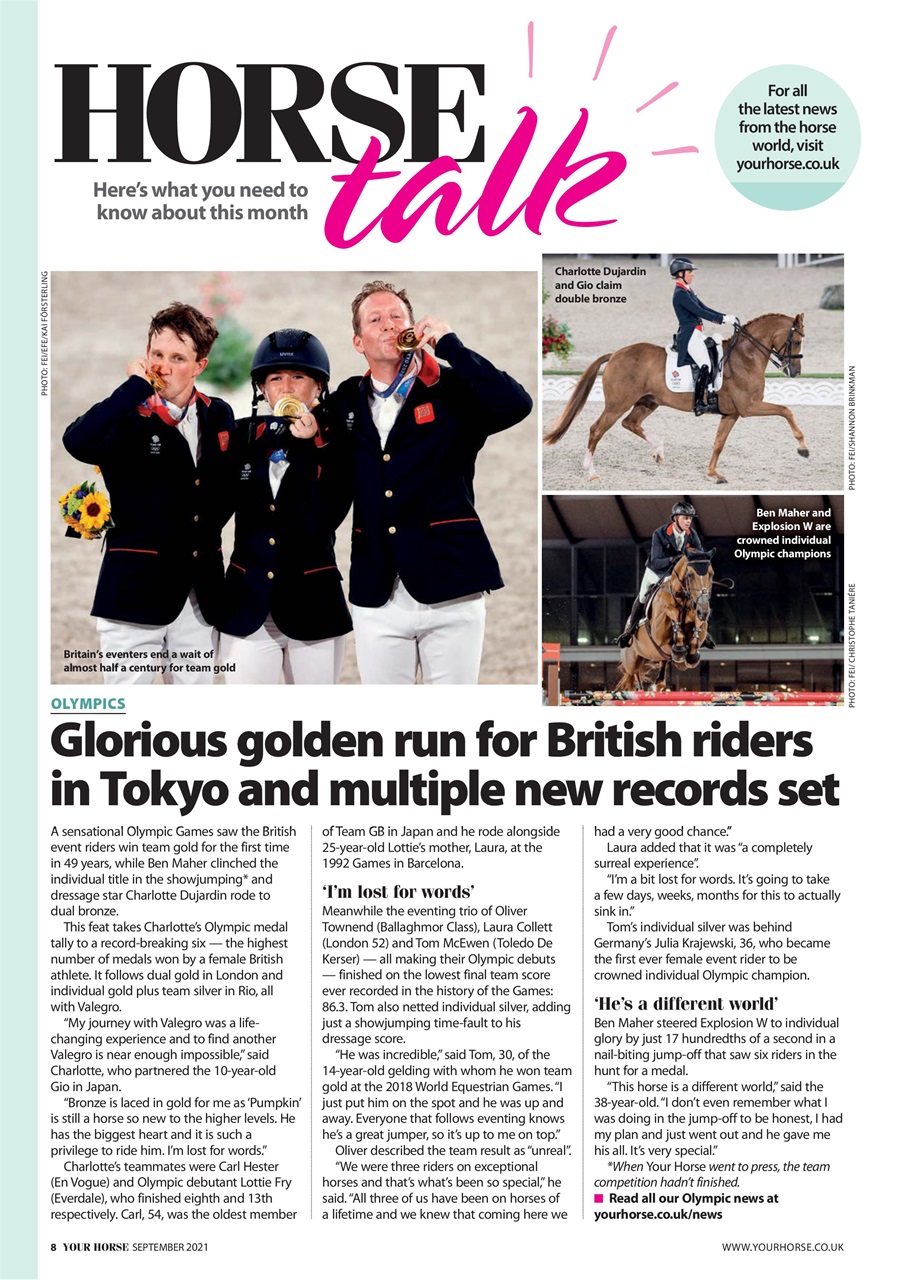 Your Horse Preview Pages