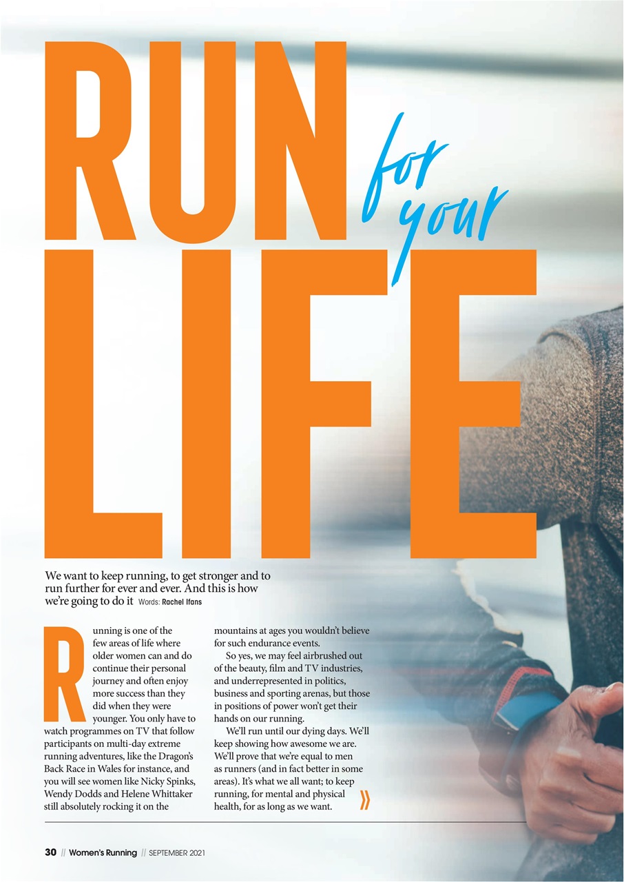 Women’s Running Preview Pages