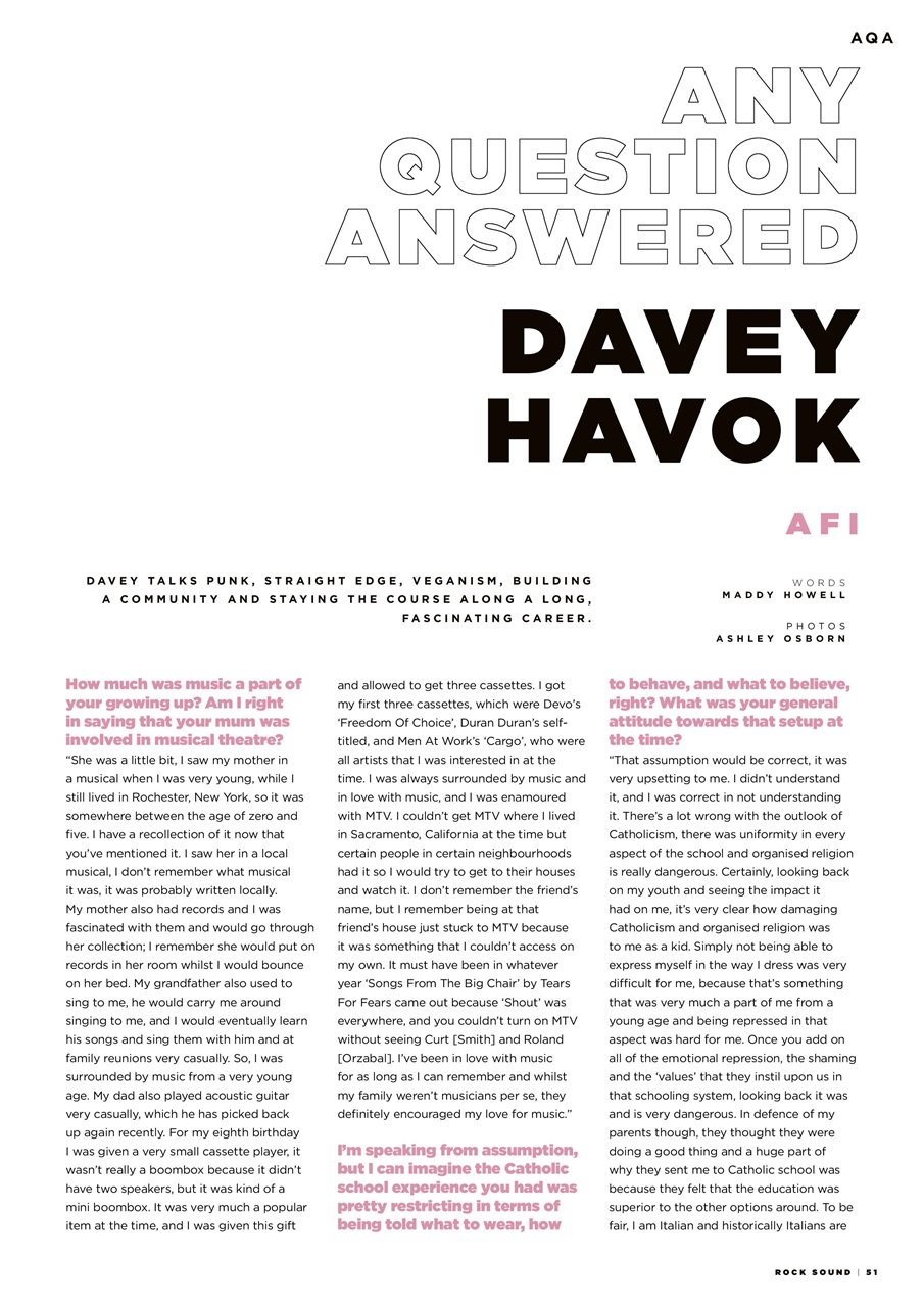 Rock Sound Magazine Preview Pages