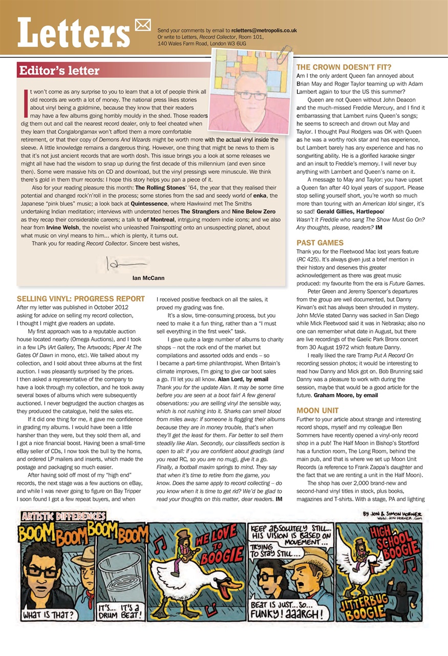 Record Collector Preview Pages