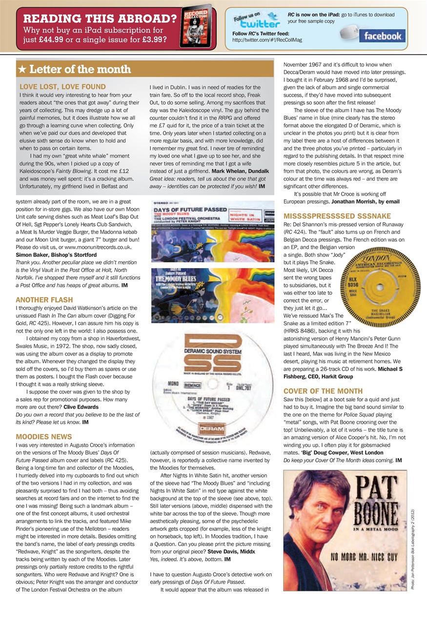 Record Collector Preview Pages