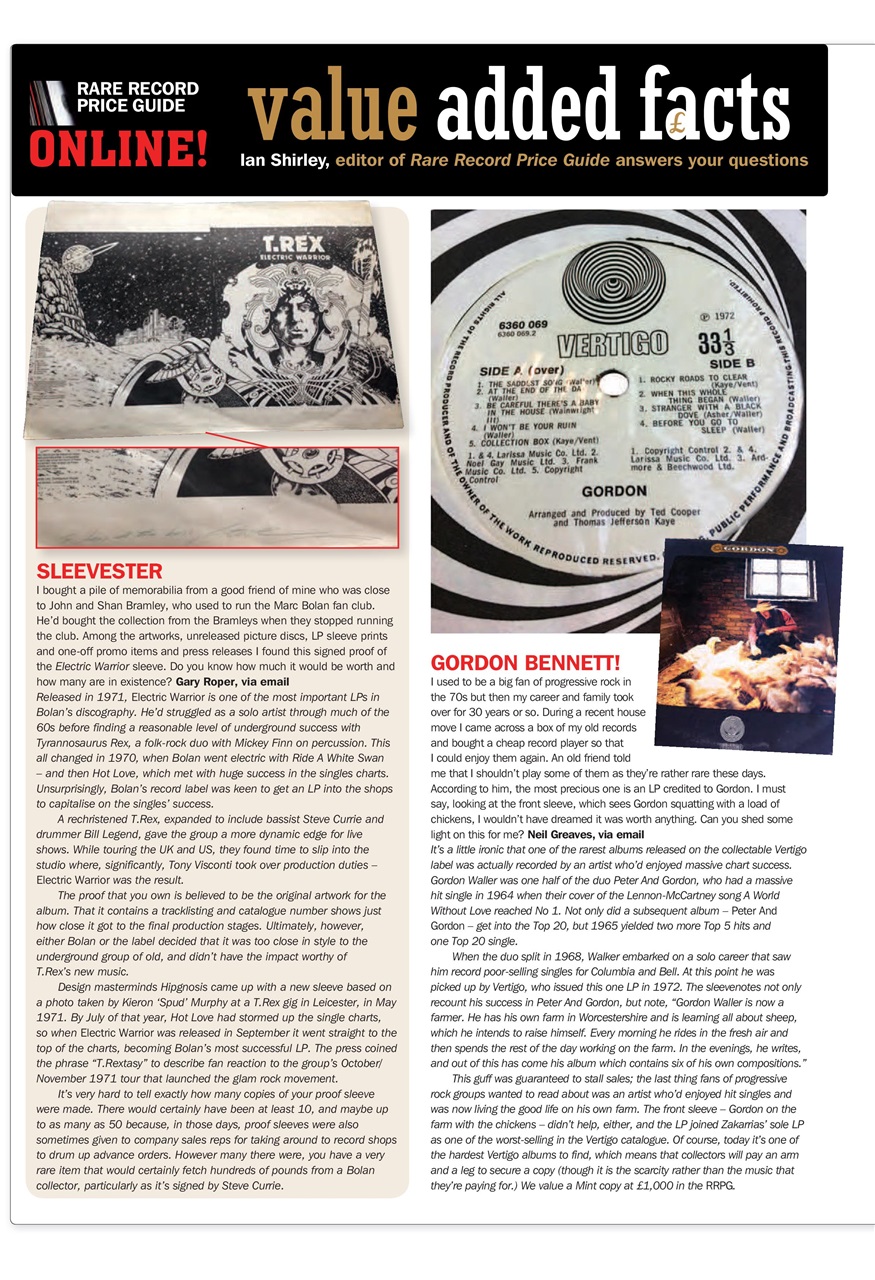 Record Collector Preview Pages