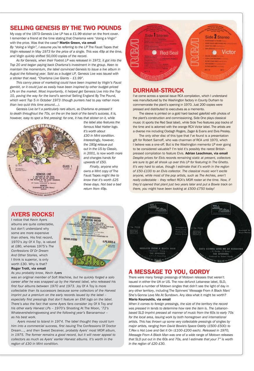 Record Collector Preview Pages