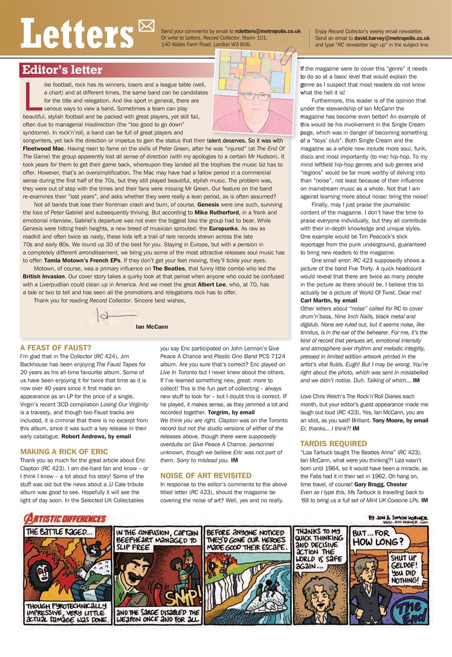 Record Collector Preview Pages