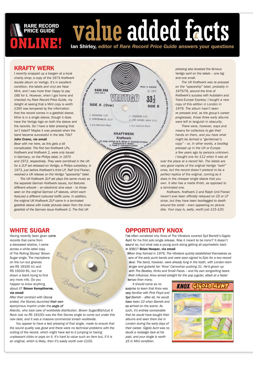 Record Collector Preview Pages