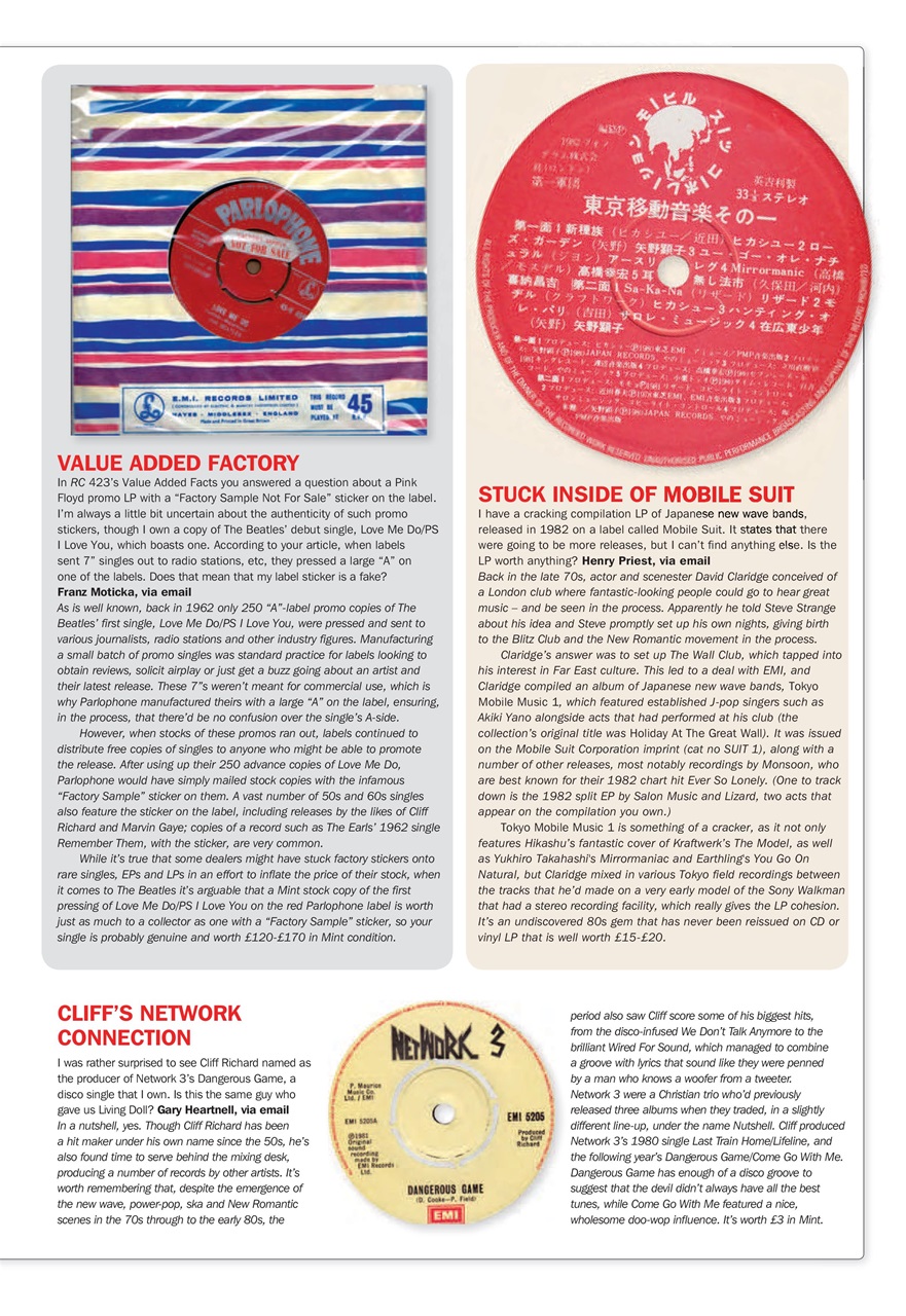 Record Collector Preview Pages