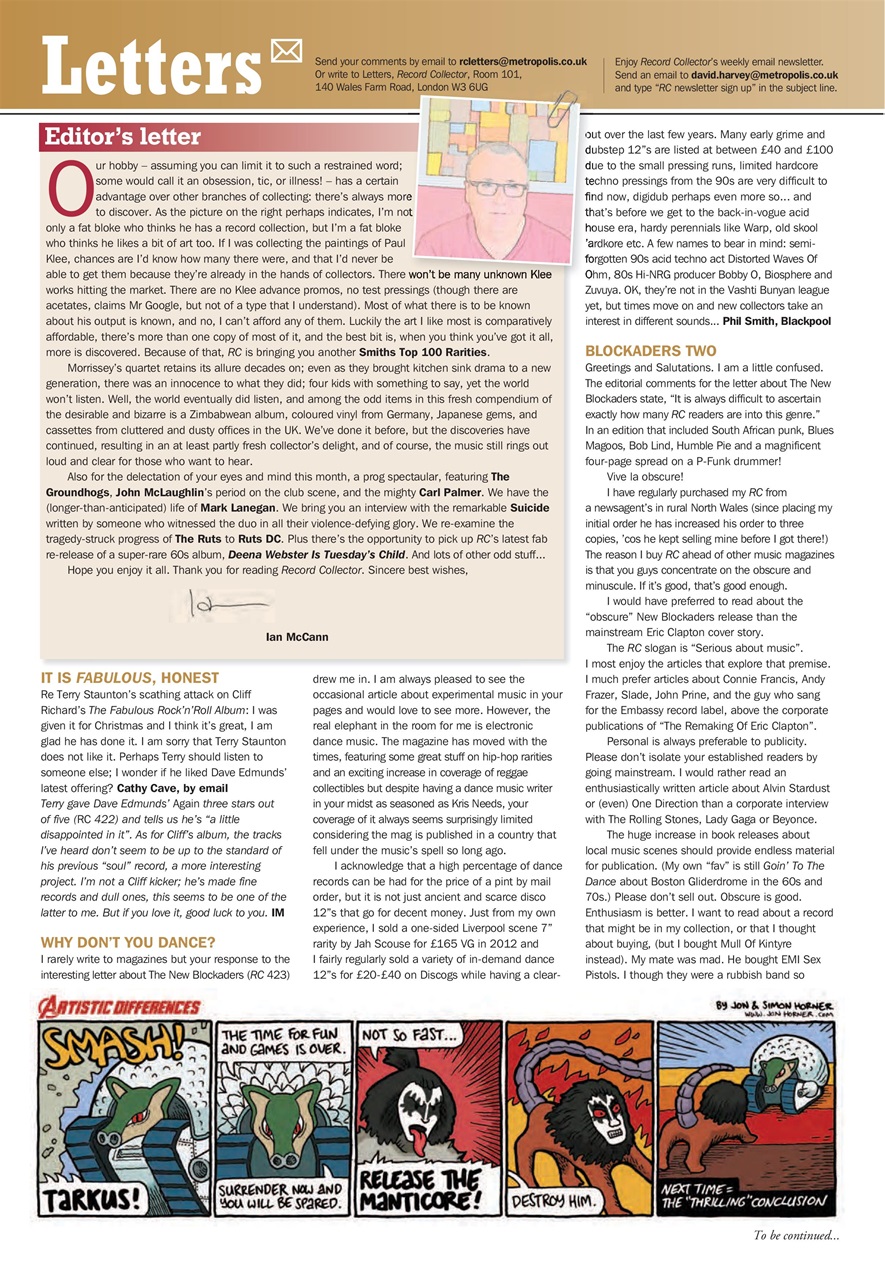 Record Collector Preview Pages