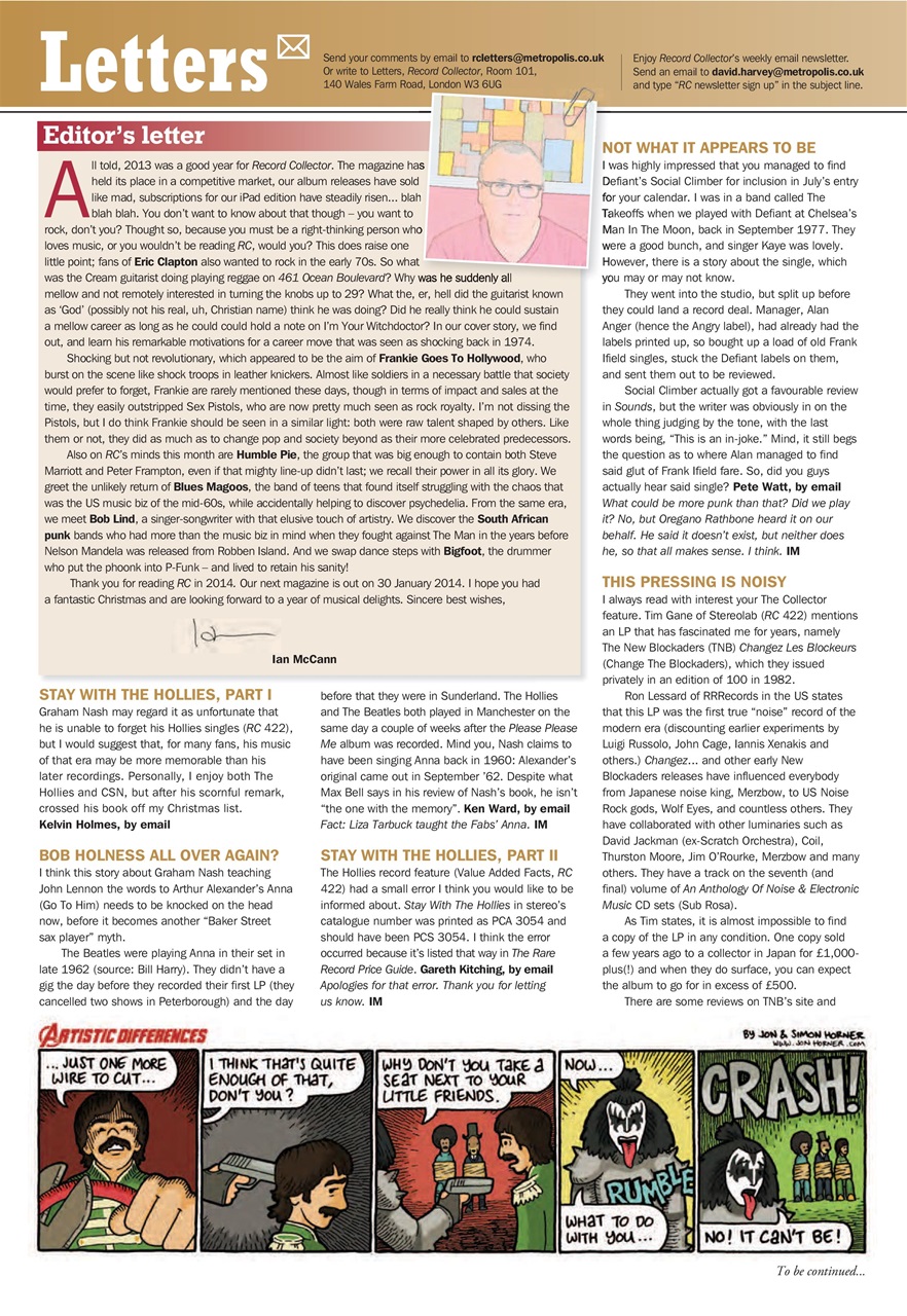 Record Collector Preview Pages