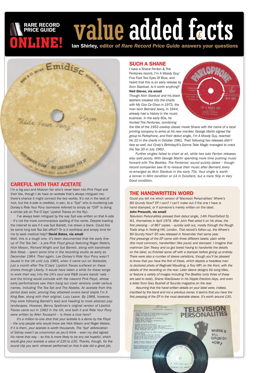 Record Collector Preview Pages