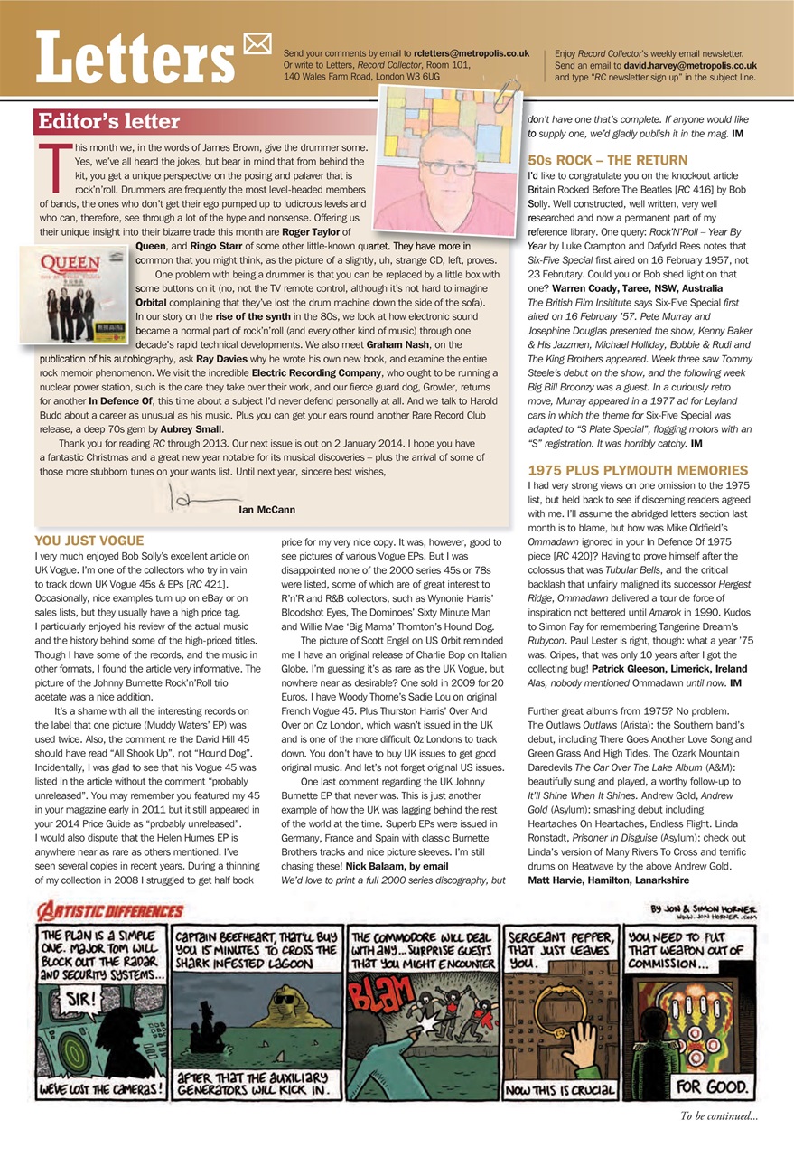 Record Collector Preview Pages