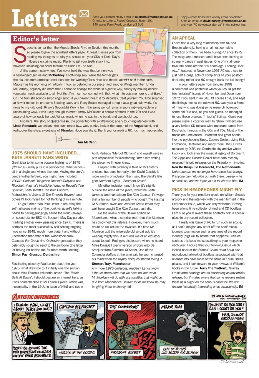 Record Collector Preview Pages