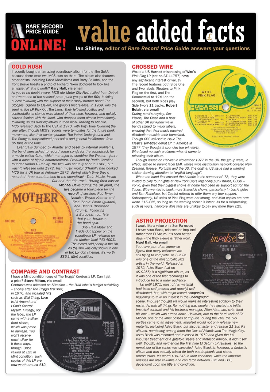 Record Collector Preview Pages