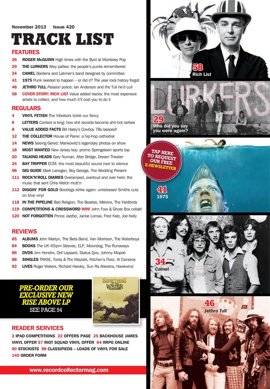 Record Collector Preview Pages