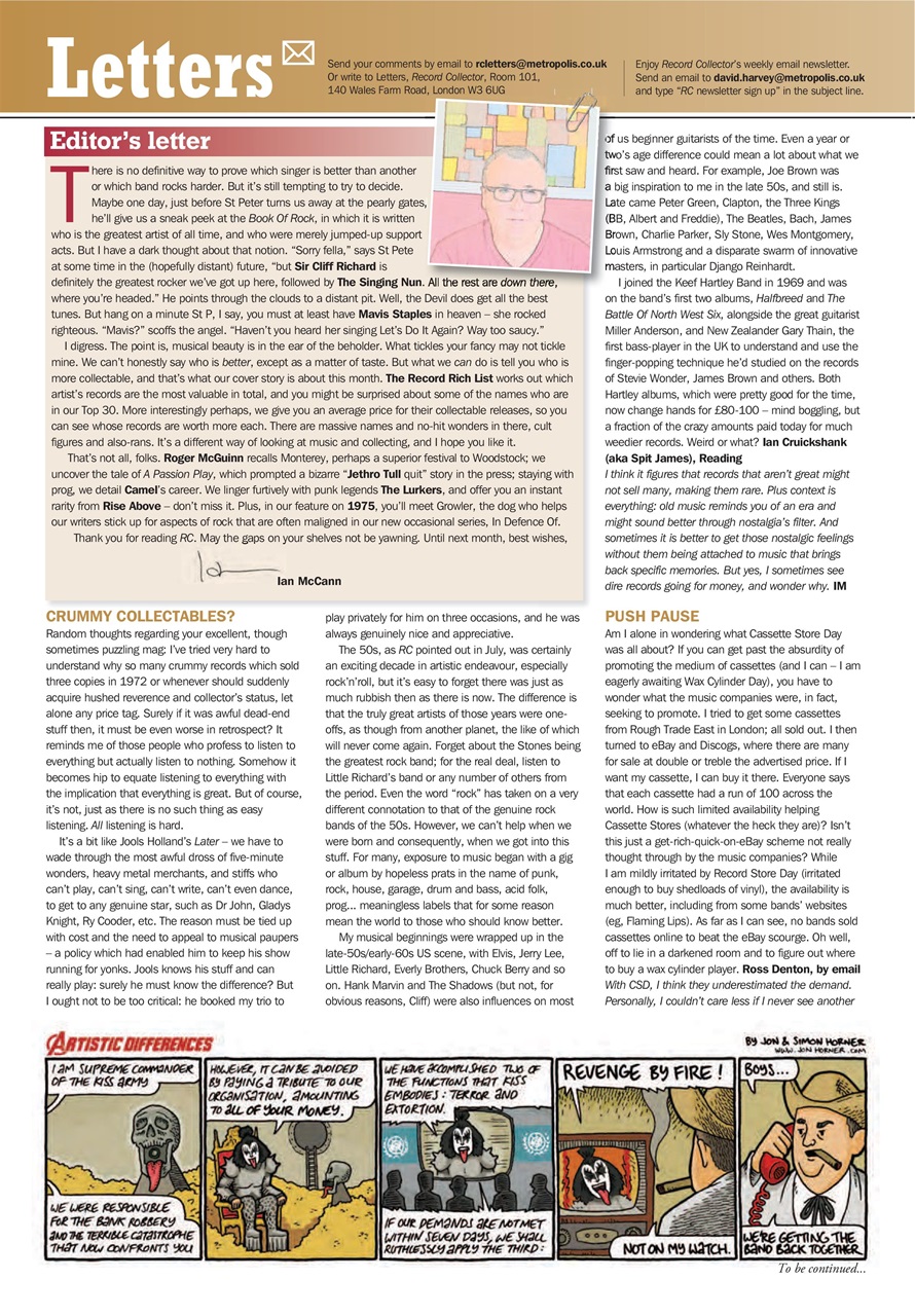 Record Collector Preview Pages