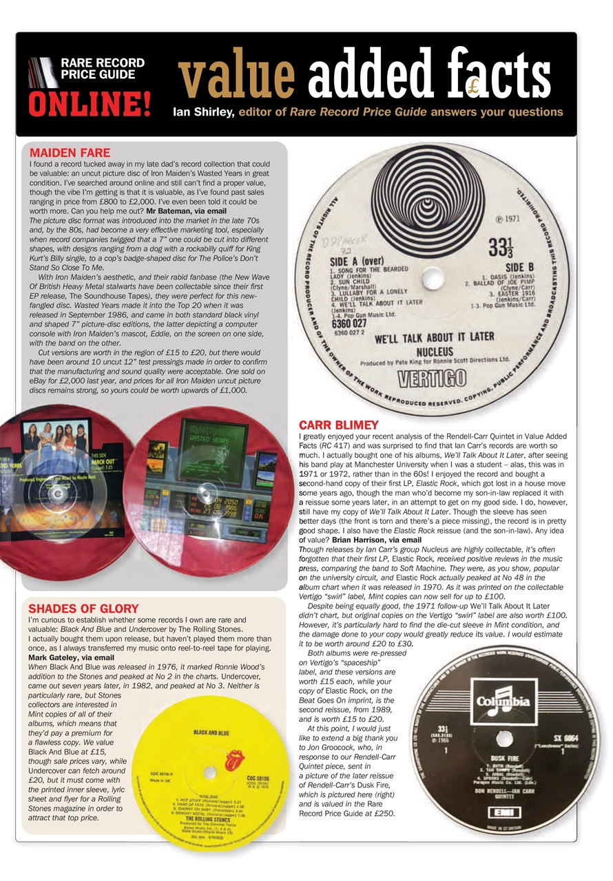 Record Collector Preview Pages