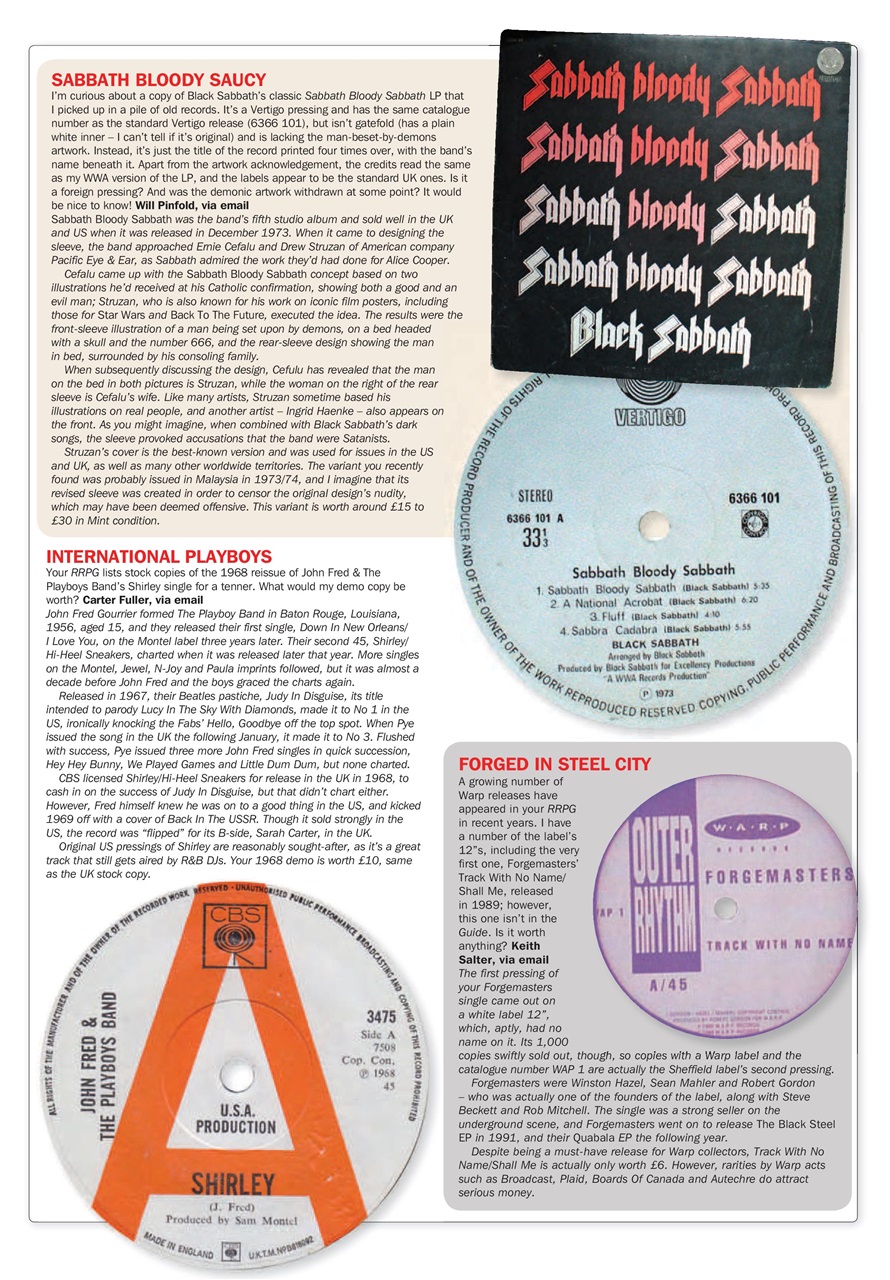 Record Collector Preview Pages