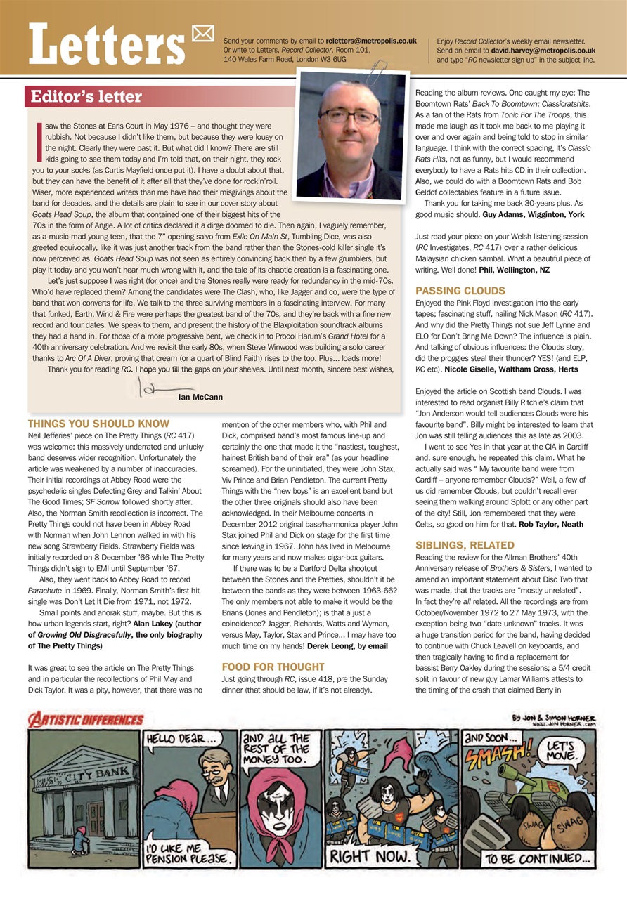 Record Collector Preview Pages