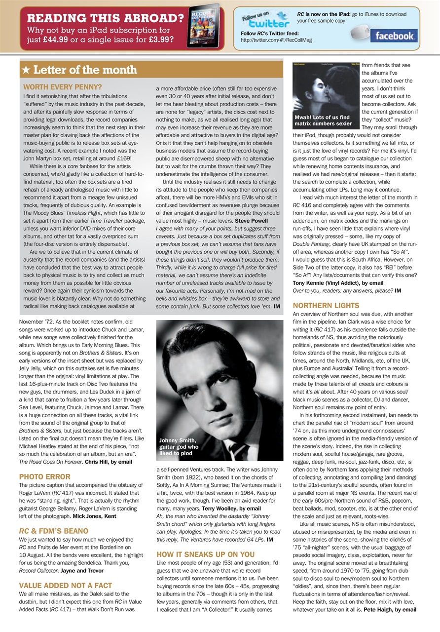 Record Collector Preview Pages