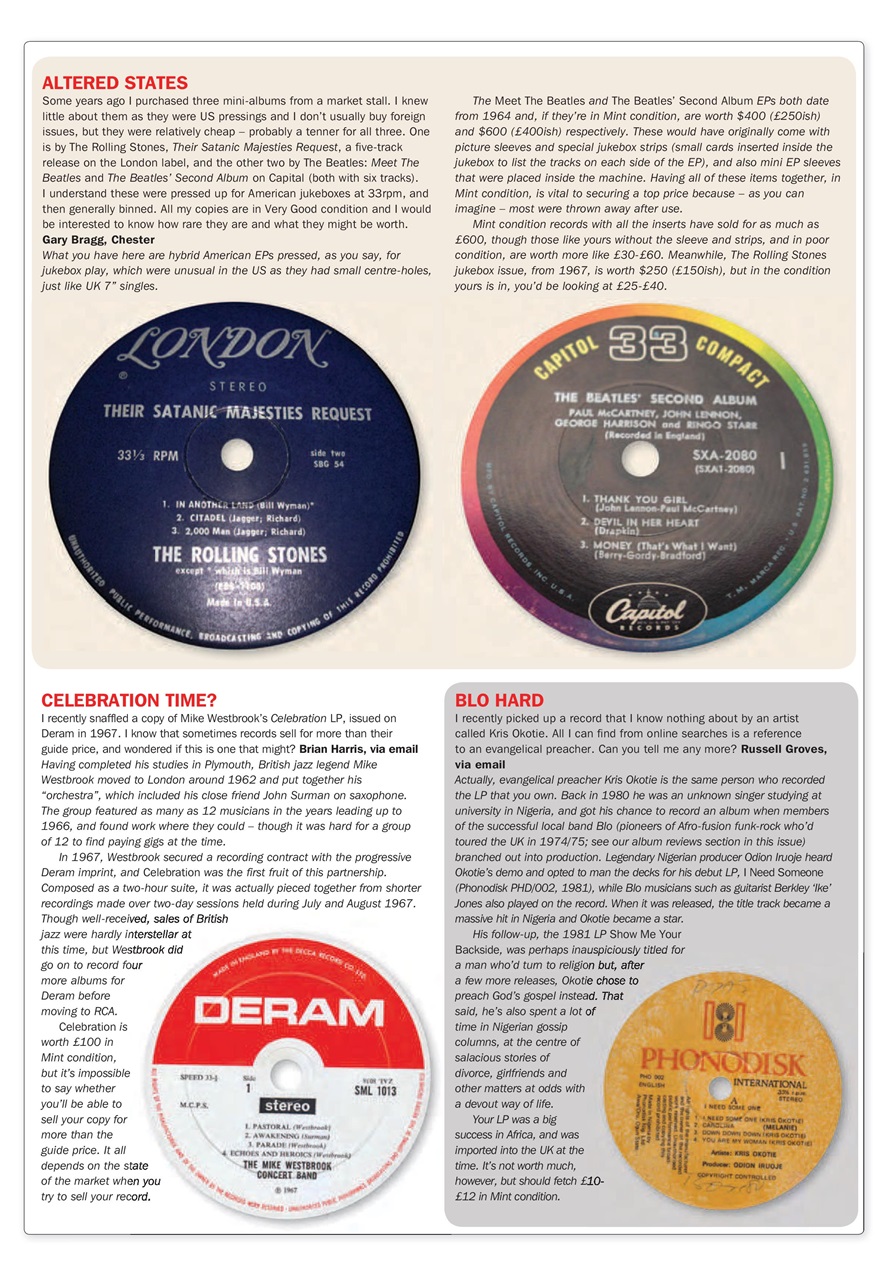Record Collector Preview Pages