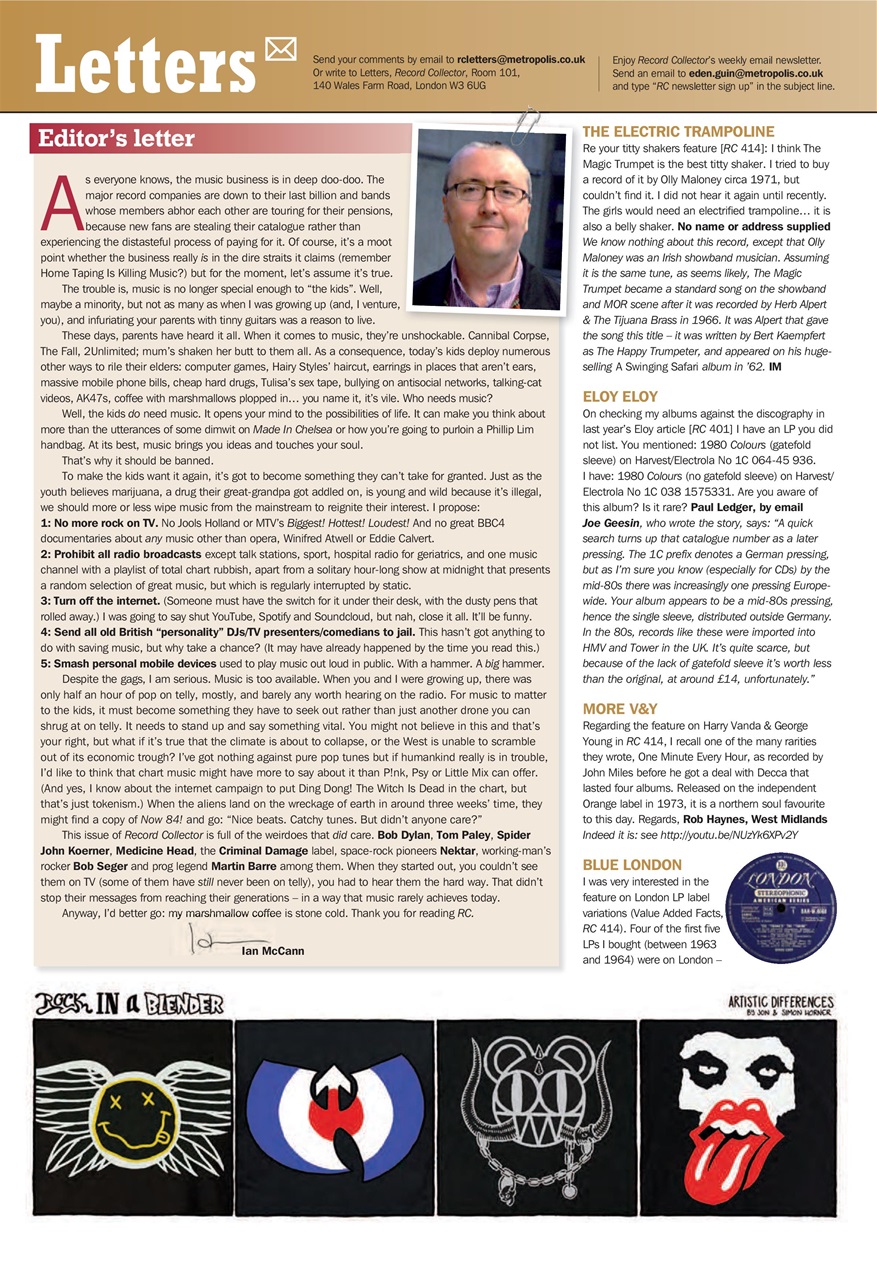 Record Collector Preview Pages