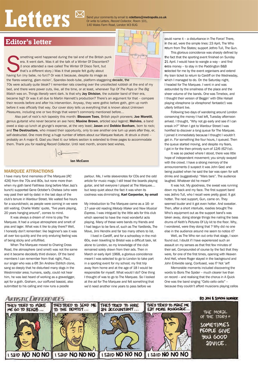 Record Collector Preview Pages