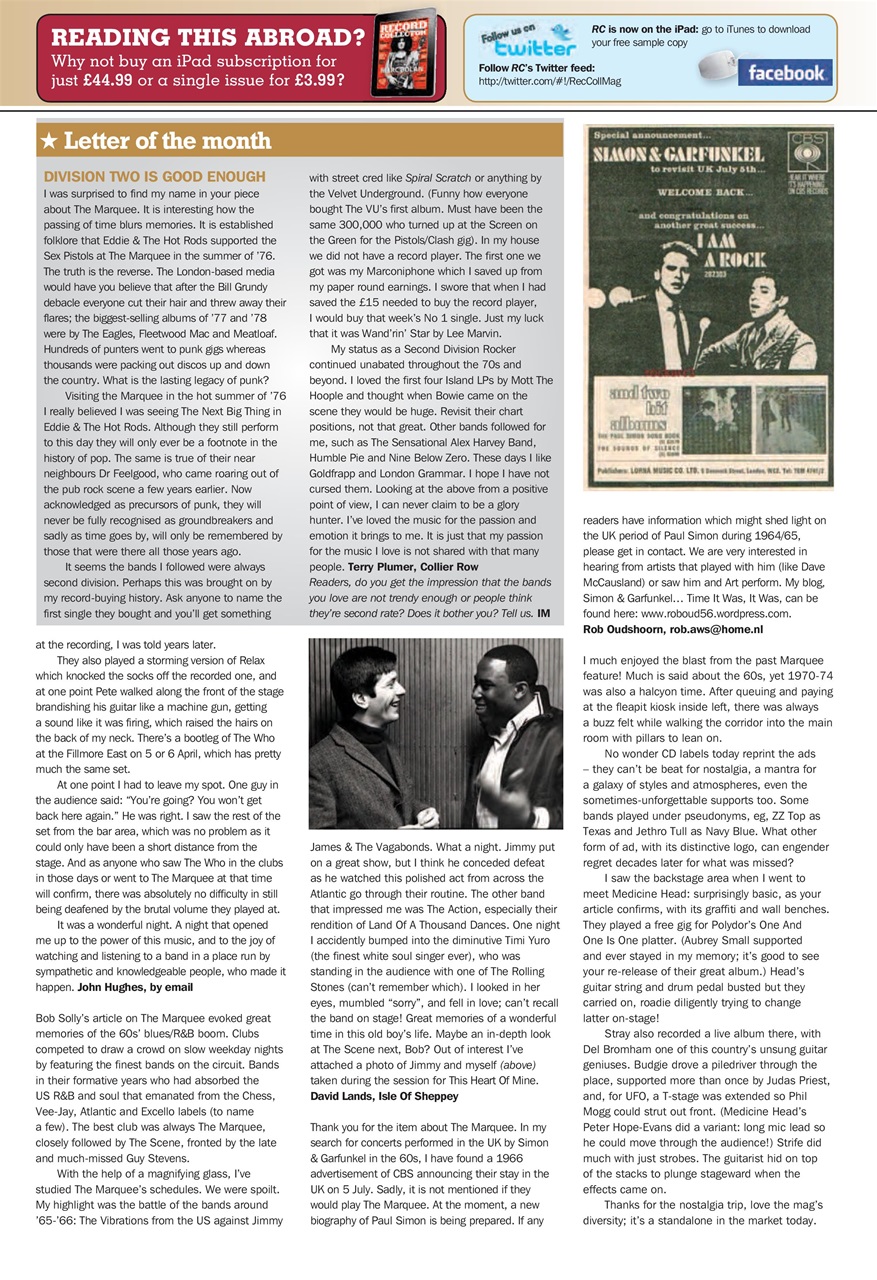 Record Collector Preview Pages