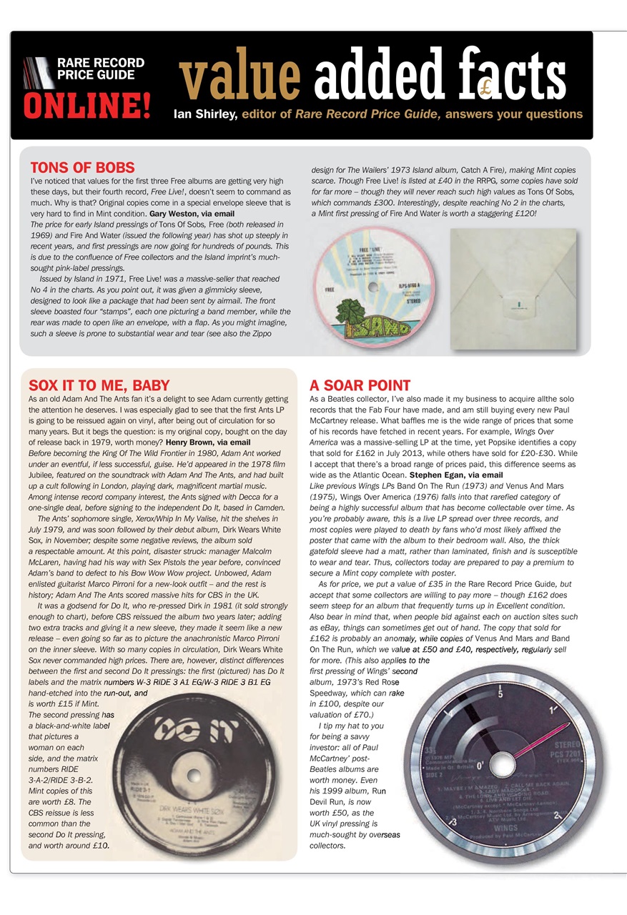 Record Collector Preview Pages