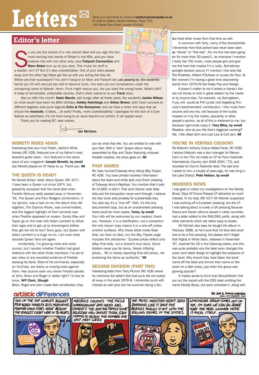 Record Collector Preview Pages