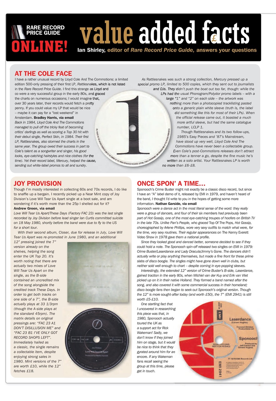 Record Collector Preview Pages