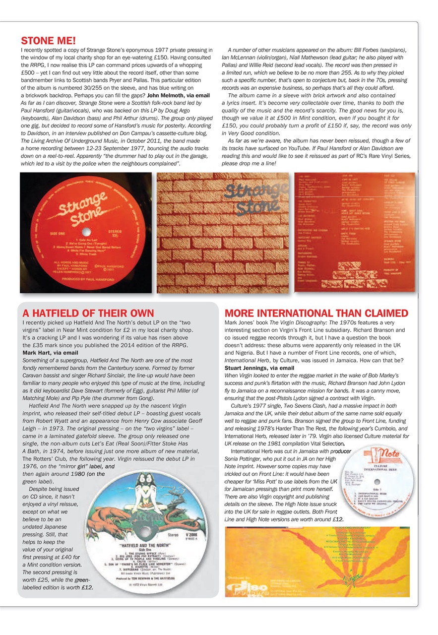 Record Collector Preview Pages