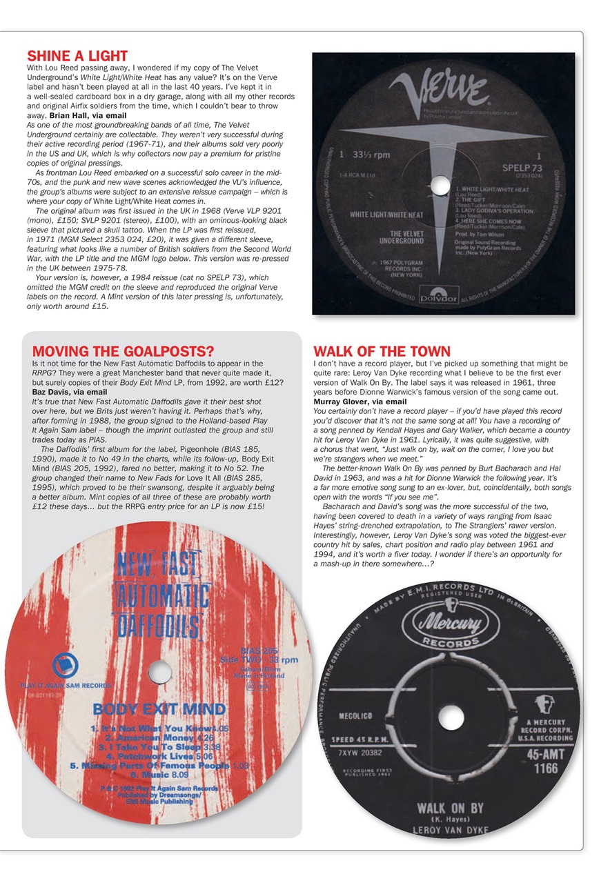 Record Collector Preview Pages