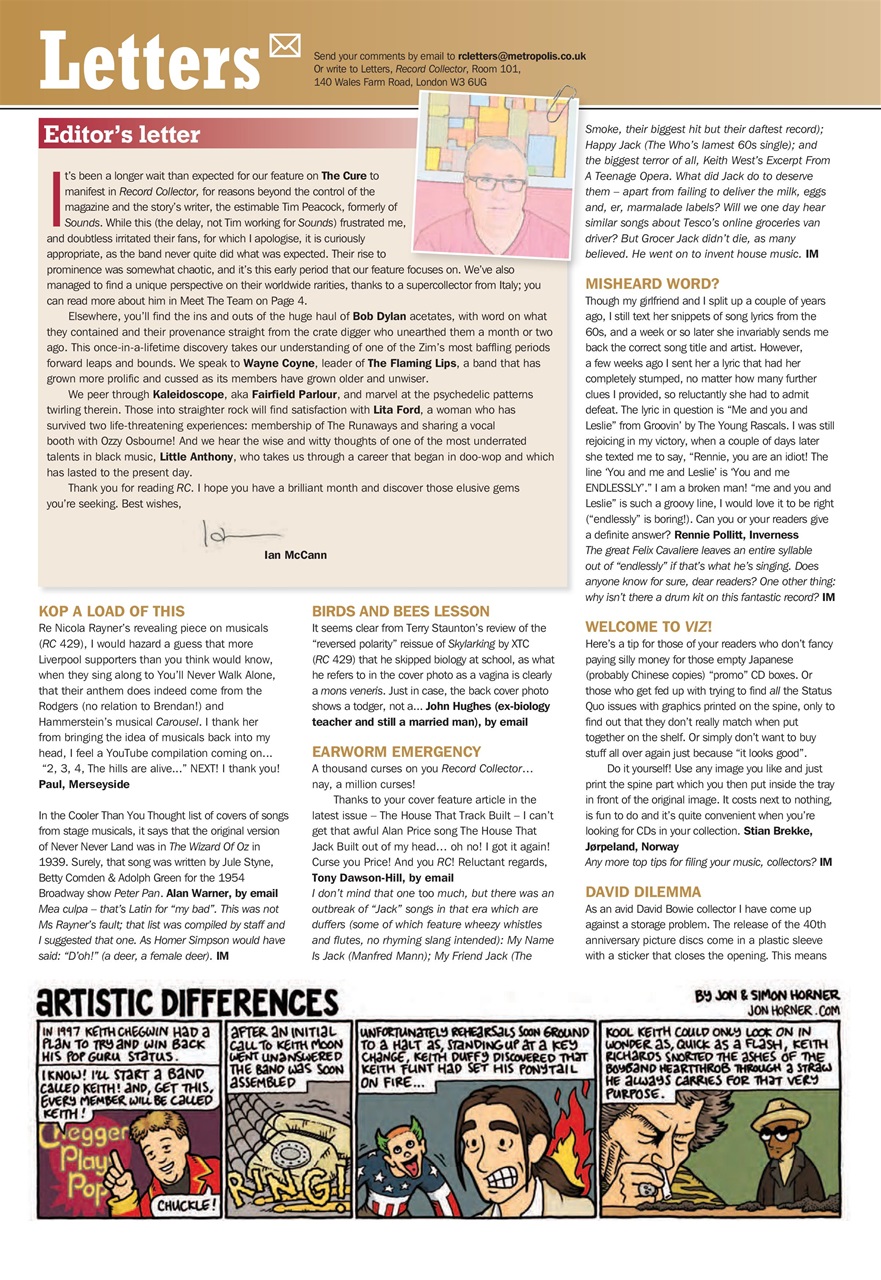 Record Collector Preview Pages