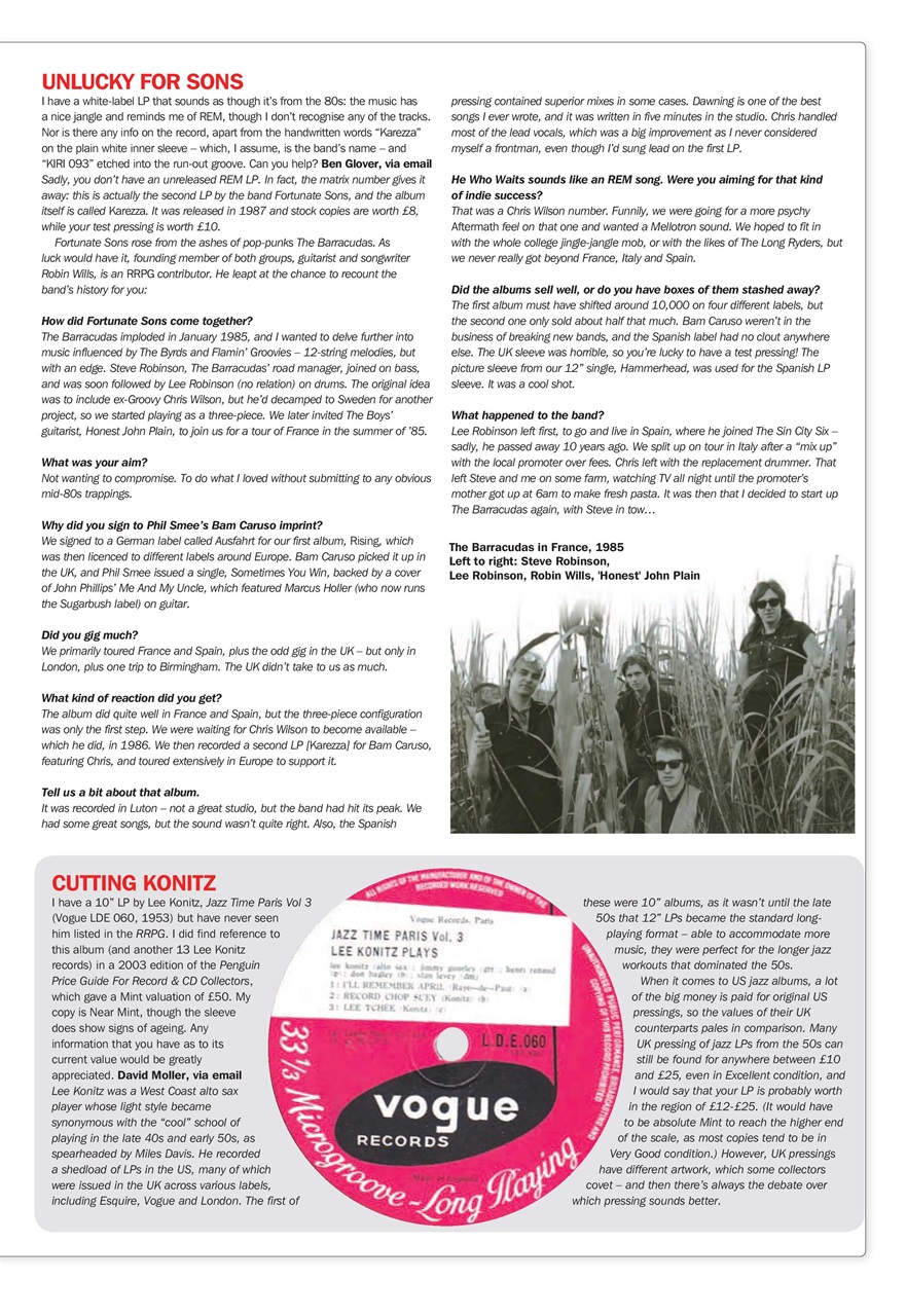 Record Collector Preview Pages