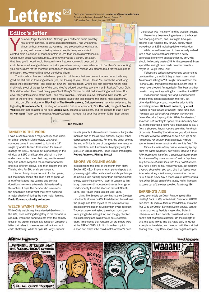 Record Collector Preview Pages