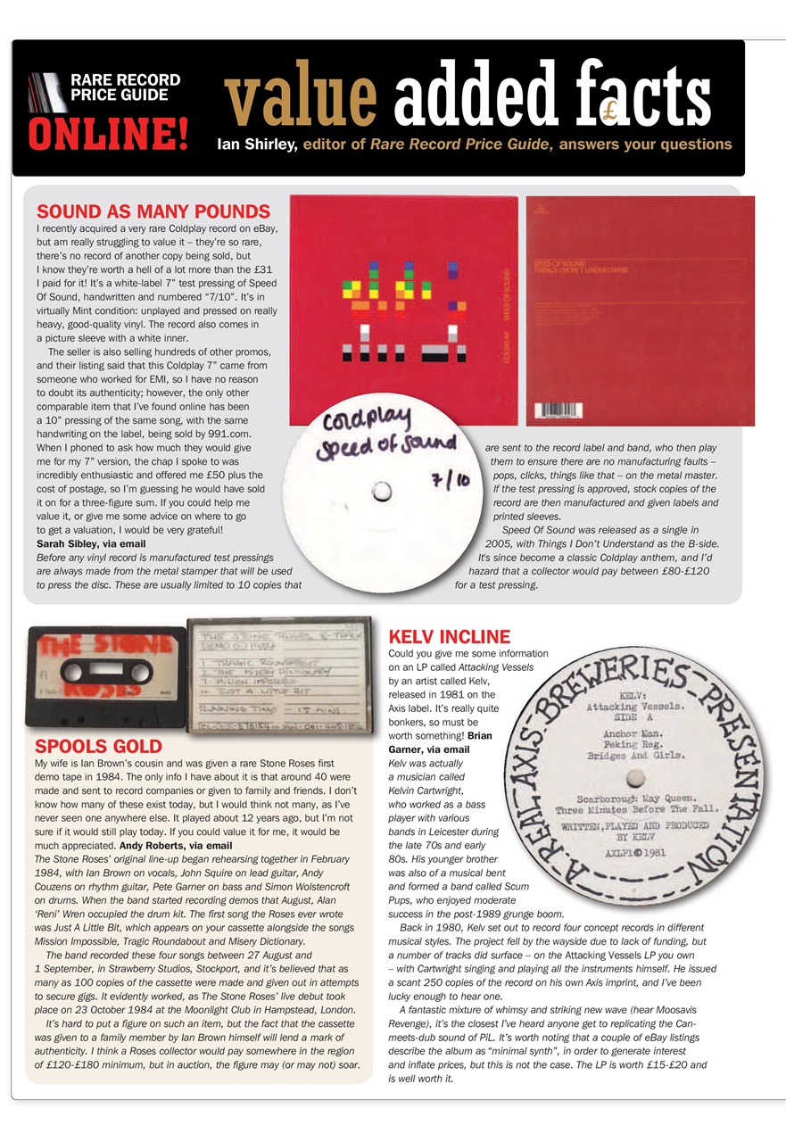 Record Collector Preview Pages